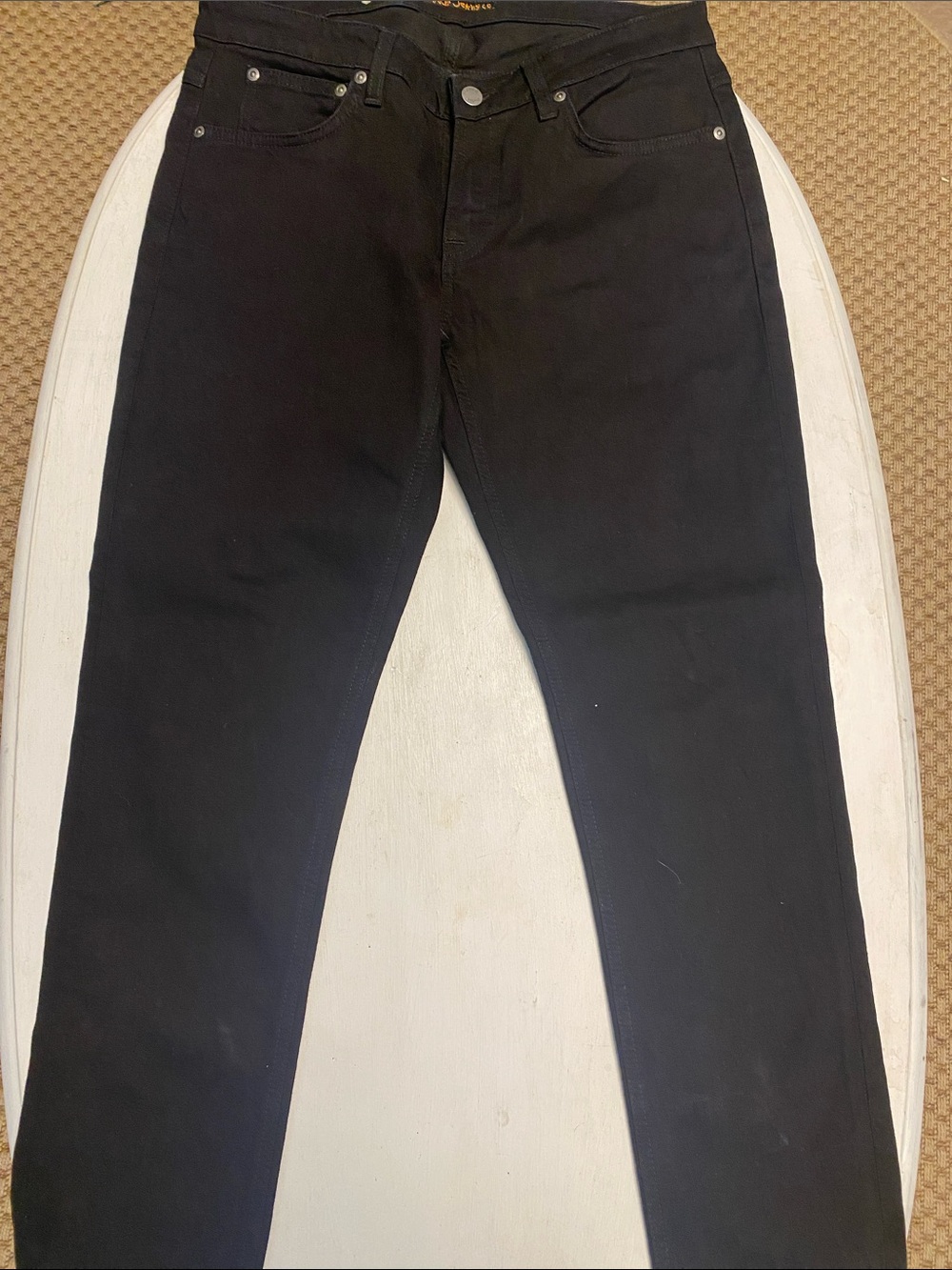 Slim Straight Men's Jeans in Black